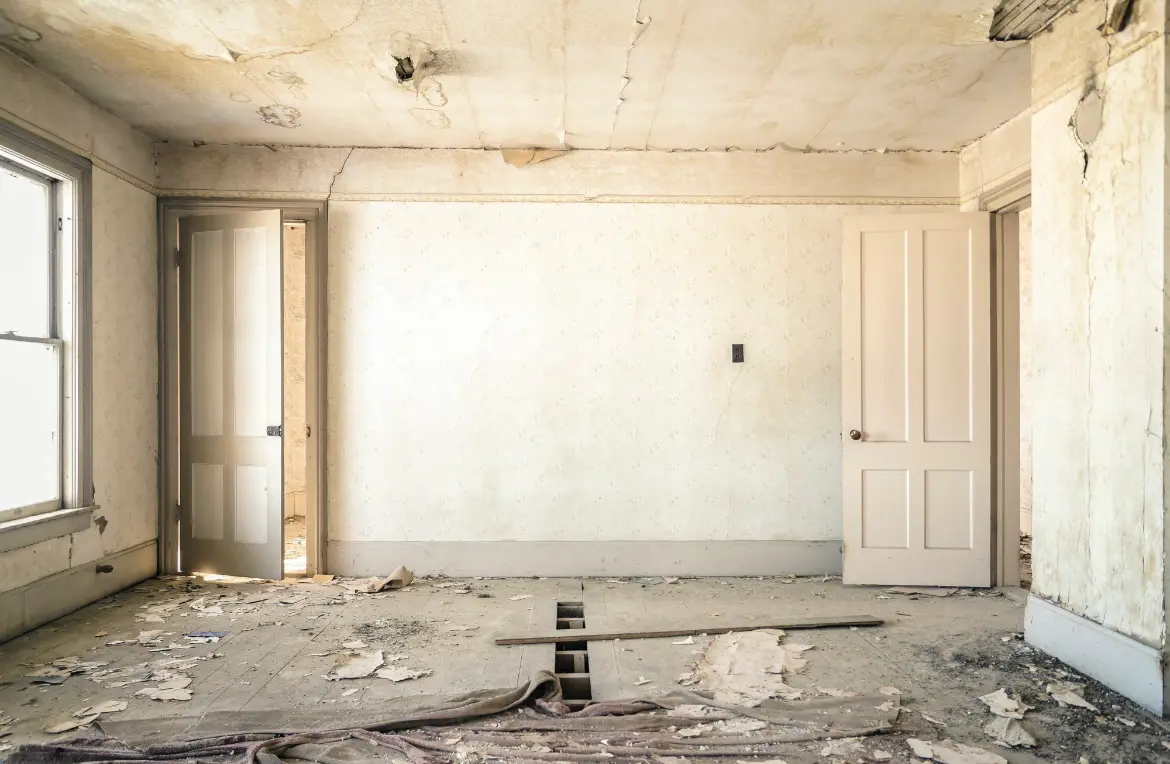 Waste disposal crew managing a cleanout project in Dixon Lane-MeadowCreek